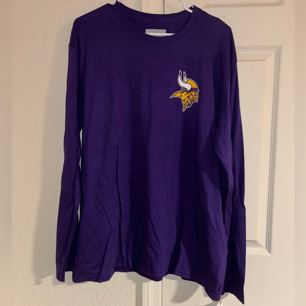Minnesota Vikings NFL Team Apparel Purple Shirt